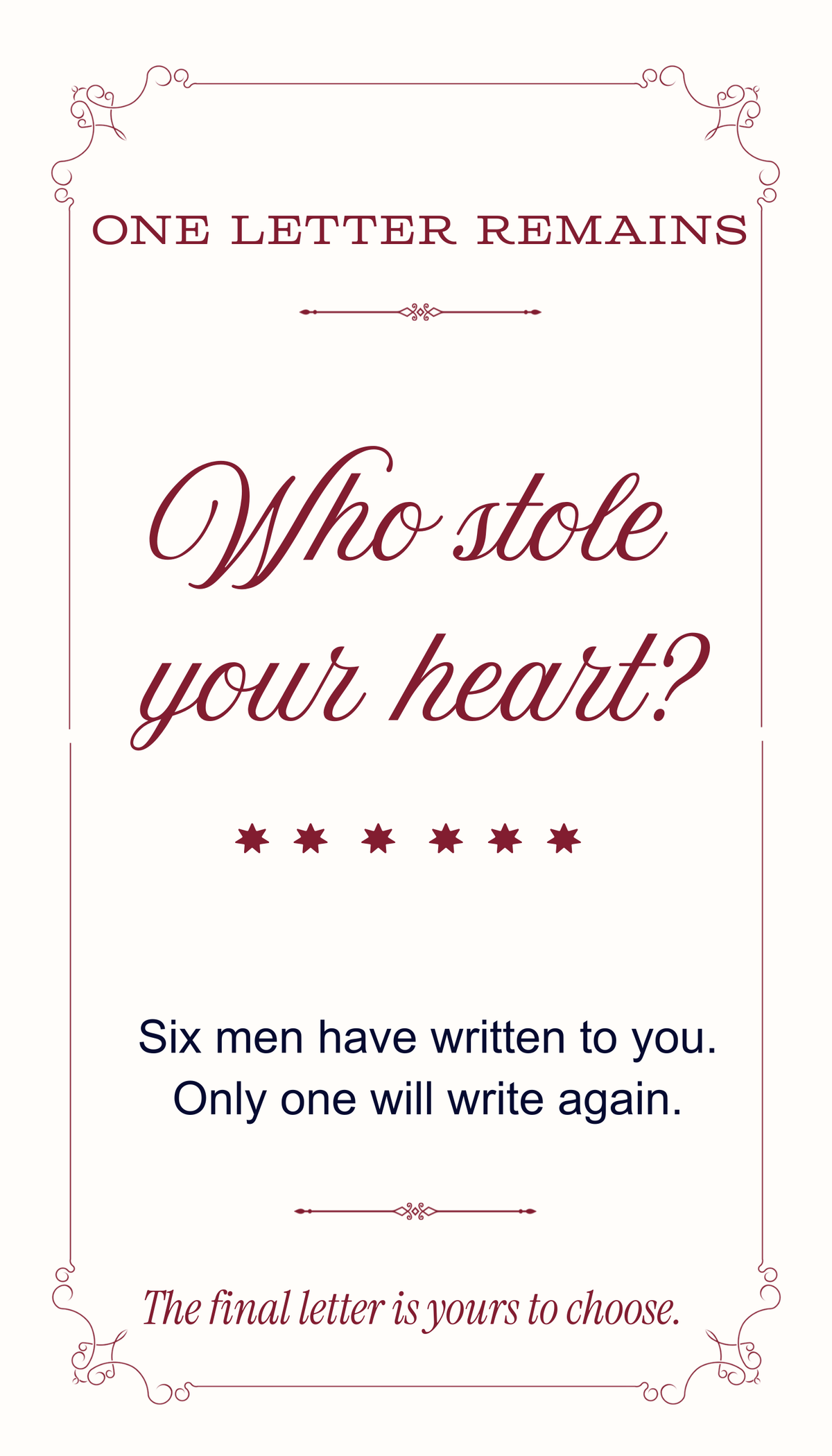 Who stole your heart?