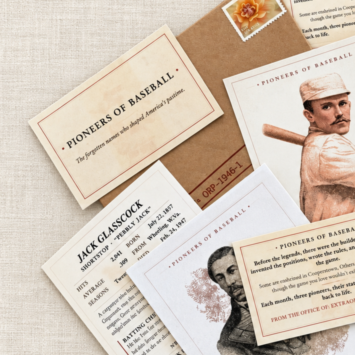 Monthly Subscription -The Pioneers of Baseball